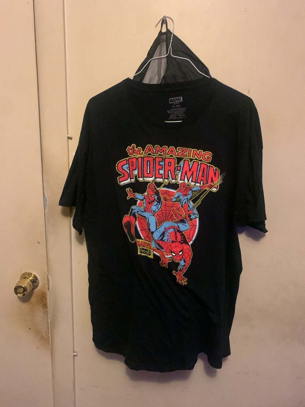 Marvel The Amazing Spider-Man Graphic T-Shirt Size 2X Black